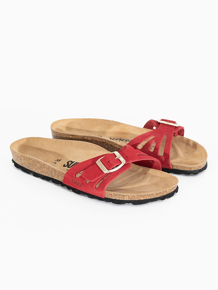 Sunbay Klapki "Freezia" w kolorze koralowym rozmiar: 40