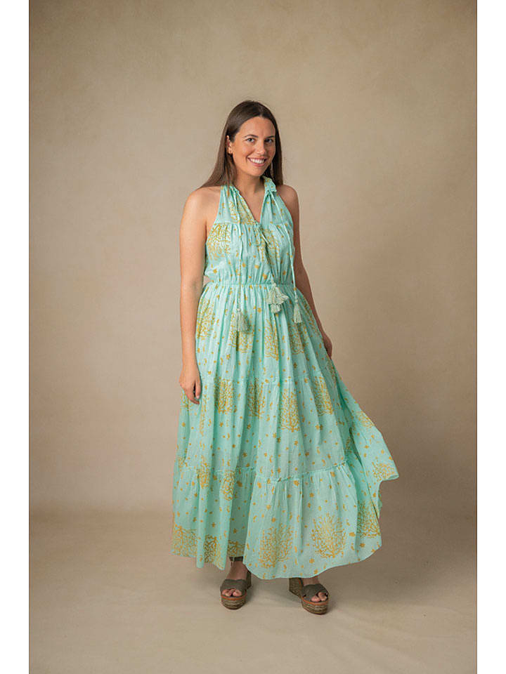 Lula Natura Sukienka w kolorze turkusowym rozmiar: onesize