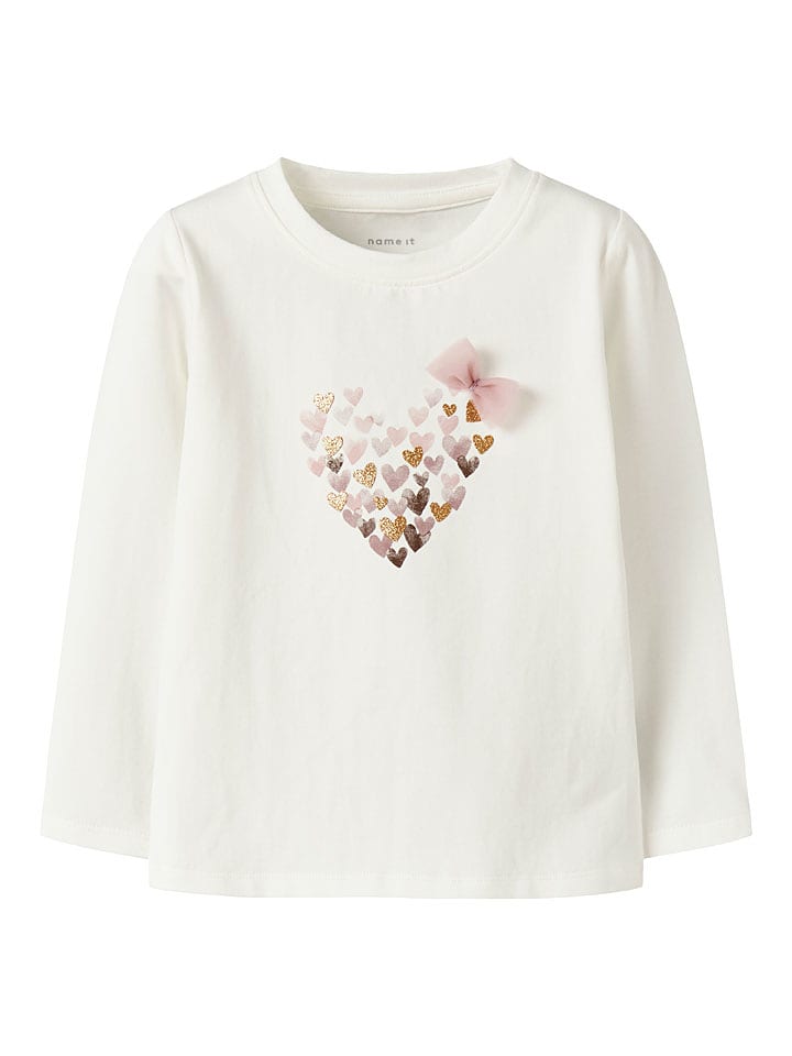 name it Koszulka w kolorze kremowym rozmiar: 92