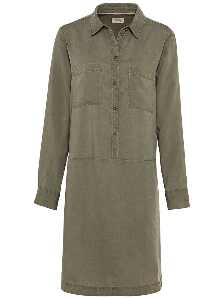 Camel Active Sukienka koszulowa w kolorze khaki rozmiar: S
