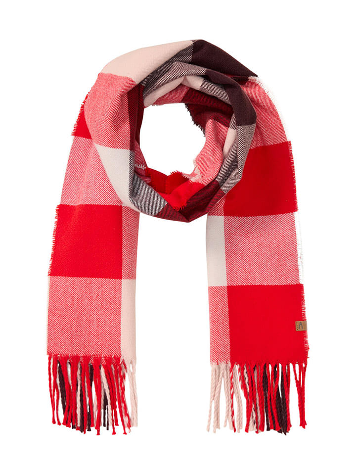 Camel Active Szal w kolorze biało-czerwonym rozmiar: onesize