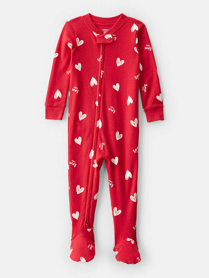 carter's Śpioszki w kolorze czerwonym rozmiar: 80