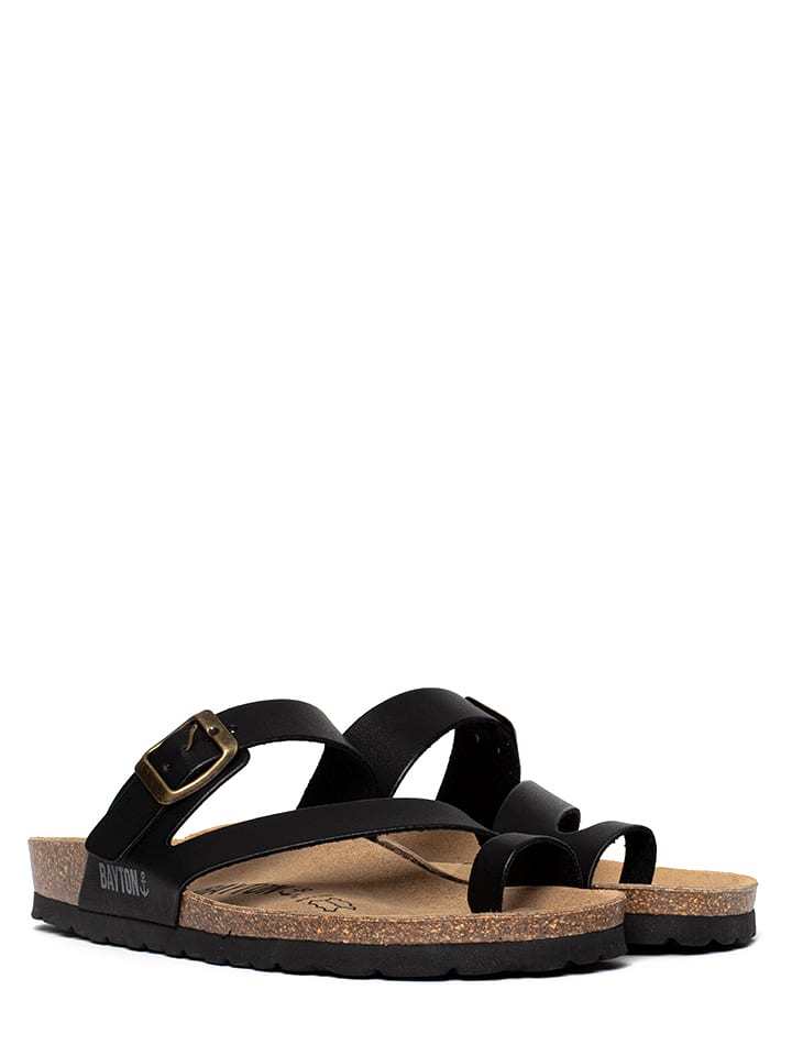 BAYTON Japonki "Biscaye" w kolorze czarnym rozmiar: 42