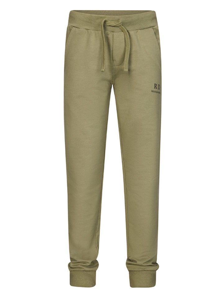 Retour Spodnie dresowe "Irwan" w kolorze khaki rozmiar: 164