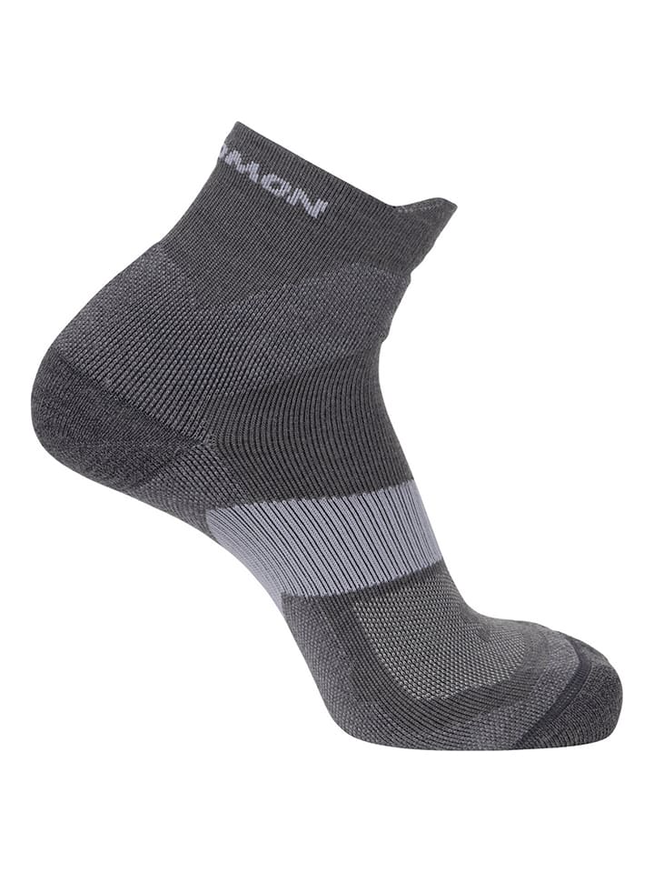 SALOMON Skarpety funkcyjne "Ultra quarter" w kolorze szarym rozmiar: 39-41