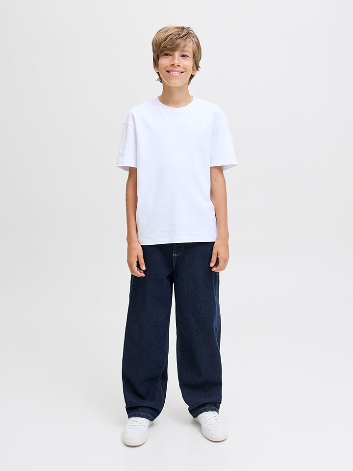JACK & JONES Junior Dżinsy "Alex" - Baggy fit - w kolorze granatowym rozmiar: 158