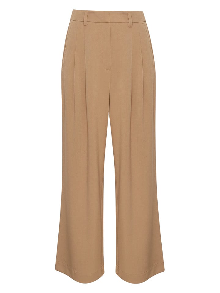 MOSS COPENHAGEN Spodnie w kolorze jasnobrązowym rozmiar: M