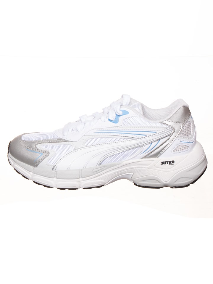Puma Sneakersy "Teveris NITRO Noughties" w kolorze srebrno-biało-błękitnym rozmiar: 40