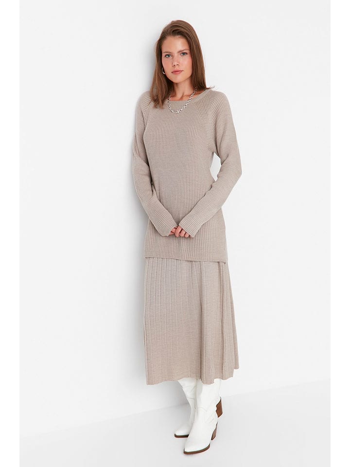 trendyol 2-częściowy zestaw w kolorze szarym rozmiar: S