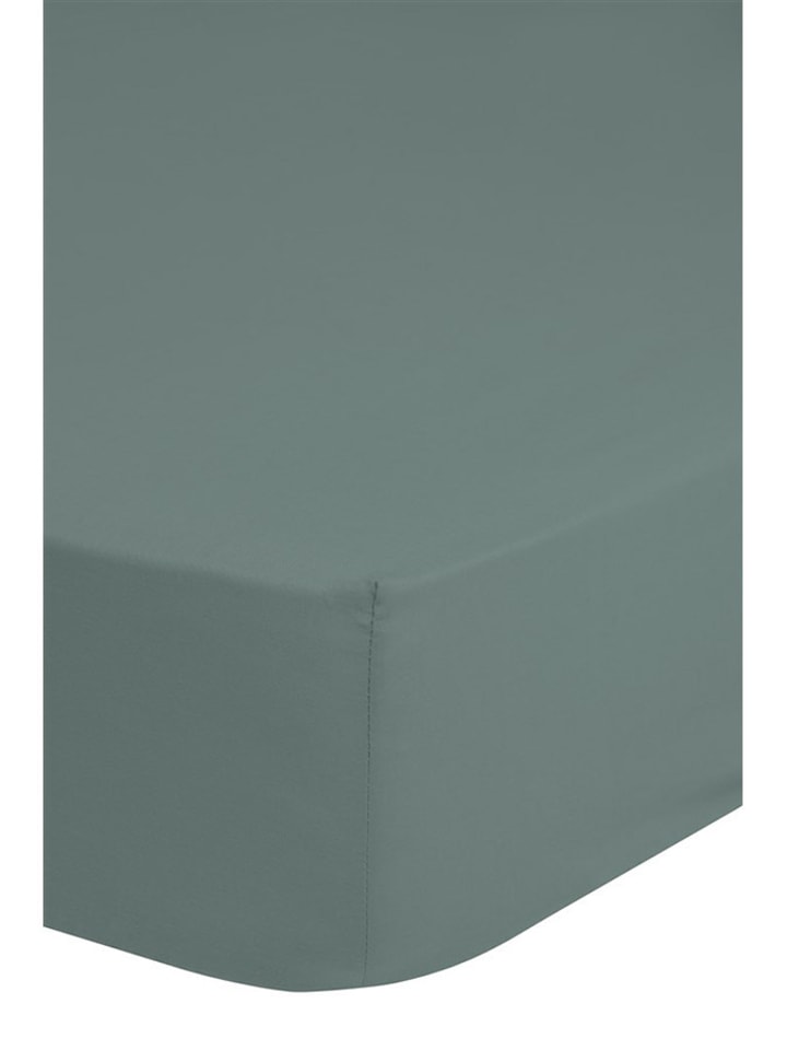 Good Morning Dżersejowe prześcieradło "Good Morning" w kolorze zielonym na gumce rozmiar: 90x220 cm