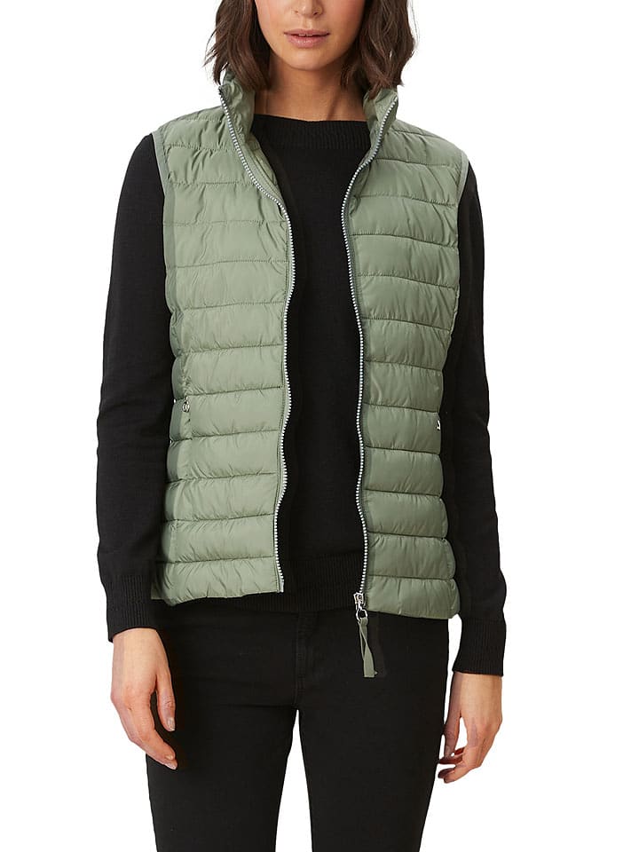 S.OLIVER RED LABEL Kamizelka pikowana w kolorze zielonym rozmiar: 42