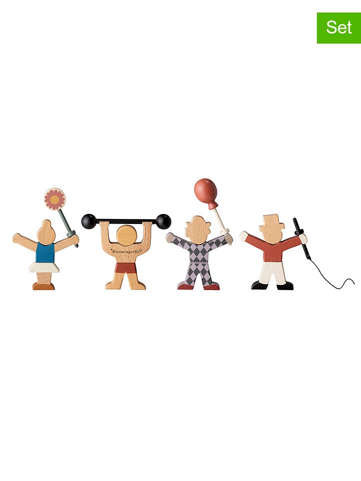 Bloomingville mini Figurki (4 szt.) "Rossaio" do zabawy - 3+ rozmiar: onesize