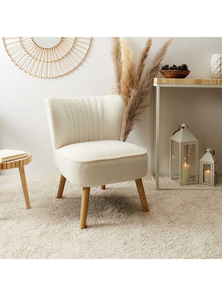 Ethnical Life Fotel w kolorze białym - 70 x 72 x 59 cm rozmiar: onesize