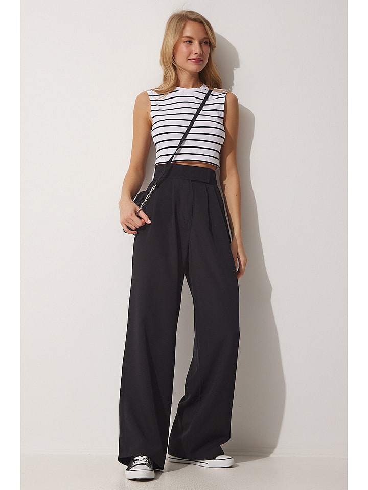 Happiness Istanbul Spodnie w kolorze czarnym rozmiar: 38