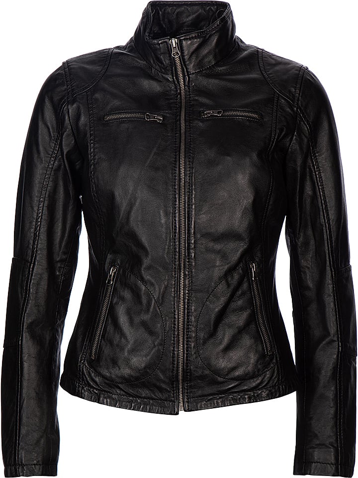 7eleven Skórzana kurtka "Sevena" w kolorze czarnym rozmiar: 46