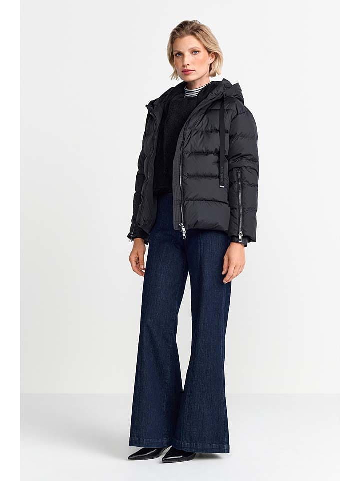 Rich & Royal Kurtka pikowana w kolorze czarnym rozmiar: 42