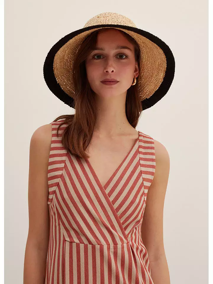 STEFANEL Sukienka w kolorze czerwono-jasnoróżowym rozmiar: XL