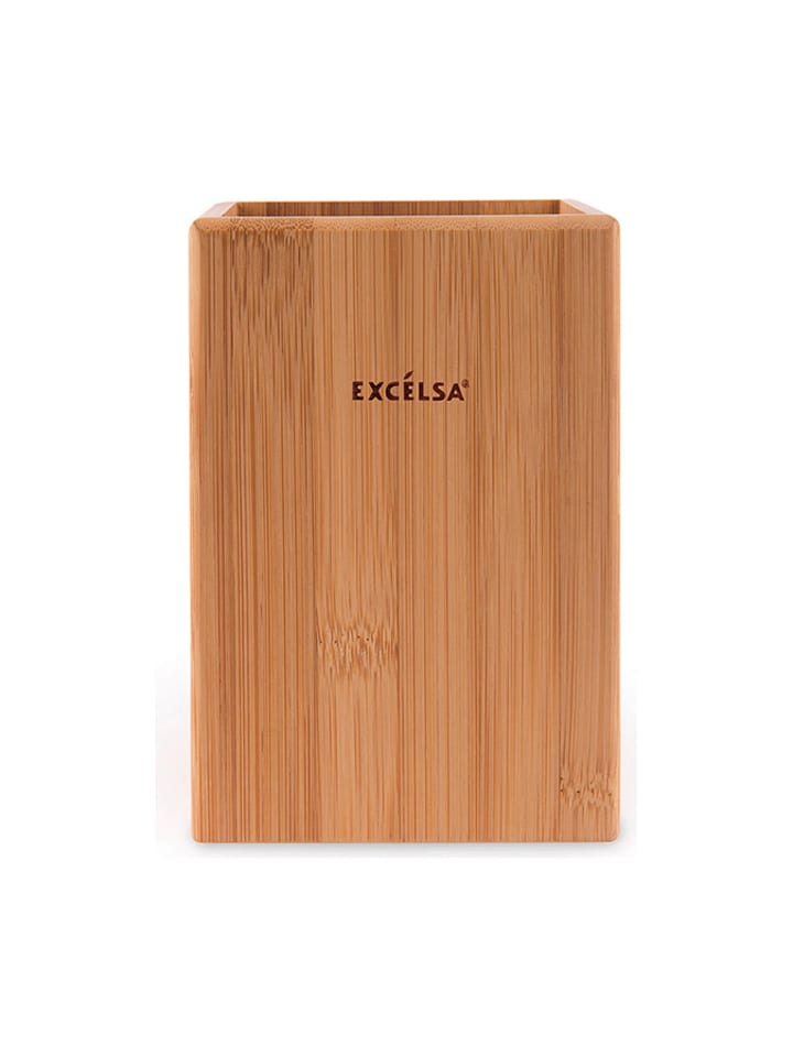 Trendy Kitchen by EXCÉLSA Pojemnik w kolorze brązowym na przybory kuchenne - 10 x 14,5 cm rozmiar: onesize