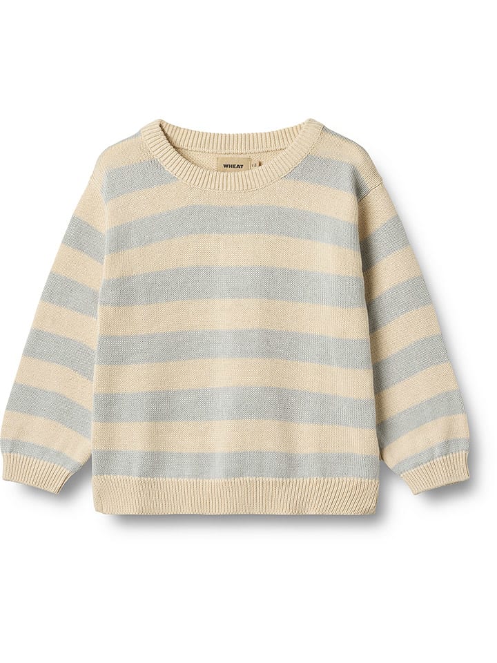 Wheat Sweter "Morgan" w kolorze beżowo-błękitnym rozmiar: 116