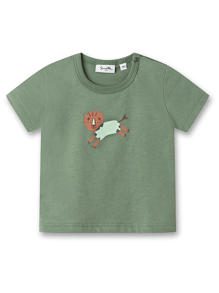 Sanetta Kidswear Koszulka w kolorze zielonym rozmiar: 86