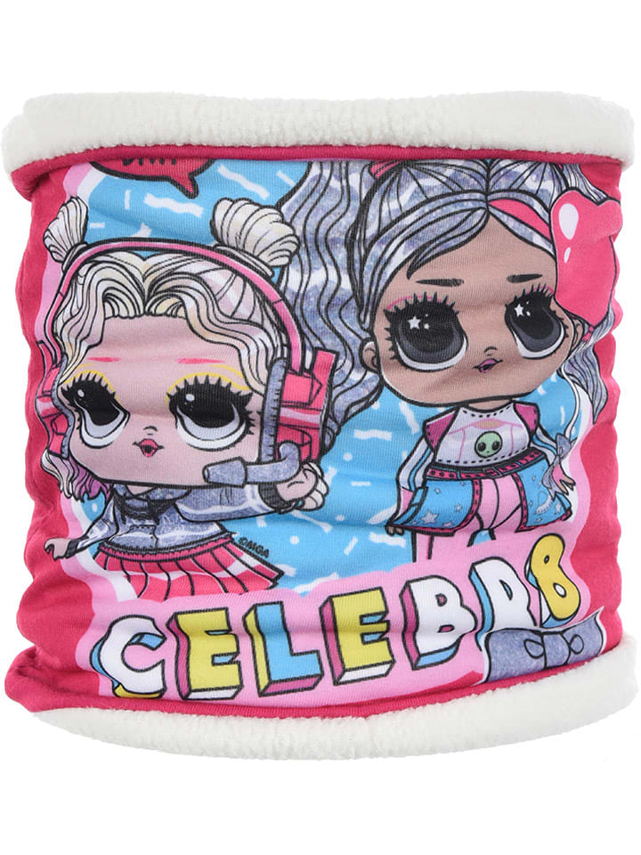 L.O.L. Surprise Dwustronny szal-koło "LOL Surprise" w kolorze różowym rozmiar: onesize