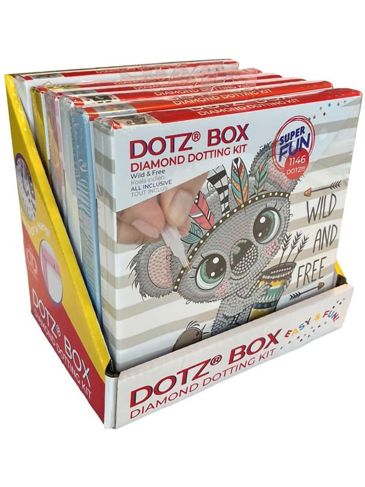 DIAMOND DOTZ Zestaw do majsterkowania "Display Dotzies" - 6+ (produkt niespodzianka) rozmiar: onesize