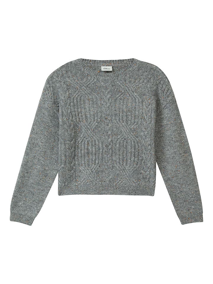 s.Oliver Sweter w kolorze szarym rozmiar: 146/152