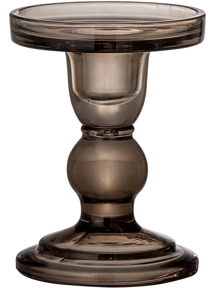 Bloomingville Świecznik "Joslyn" w kolorze szarym - wys. 11,5 x Ø 8,5 cm rozmiar: onesize