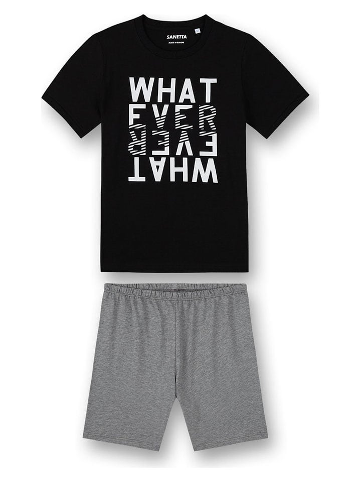 Sanetta Piżama w kolorze czarno-szarym rozmiar: 128