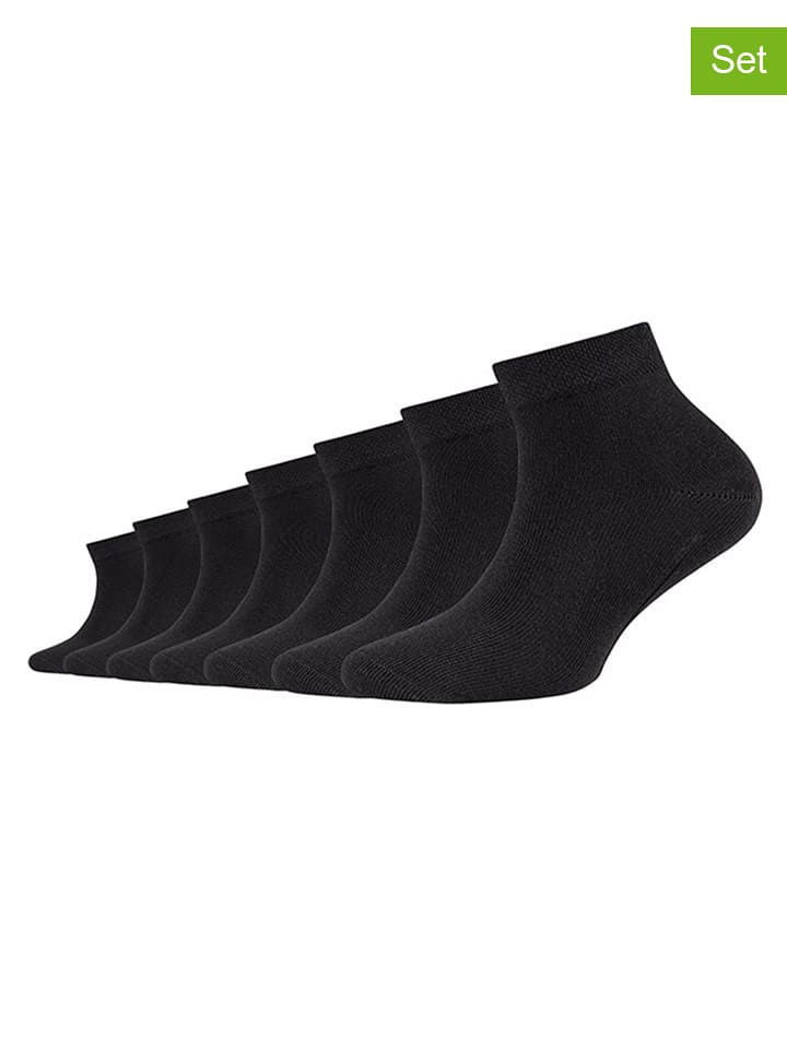 camano Skarpety (7 par) w kolorze czarnym rozmiar: 31-34