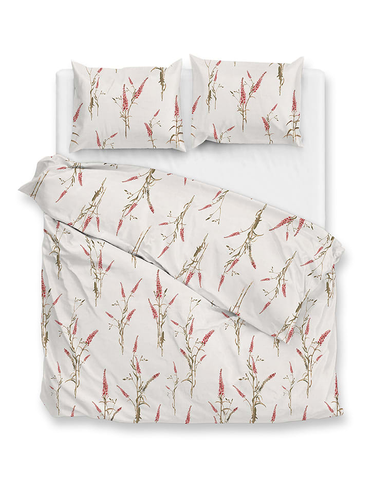 Zo!Home Komplet pościeli flanelowej "Elodie" w kolorze kremowym rozmiar: 260x220 cm