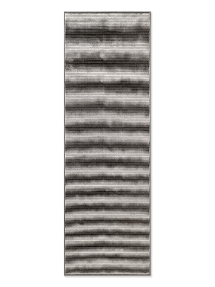 Elle Decoration Dywan "Perles" w kolorze antracytowo-kremowym rozmiar: 80x240 cm