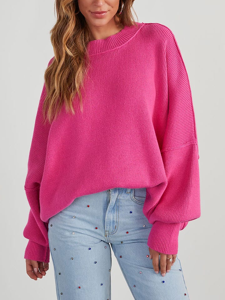 Milan Kiss Sweter w kolorze różowym rozmiar: XL