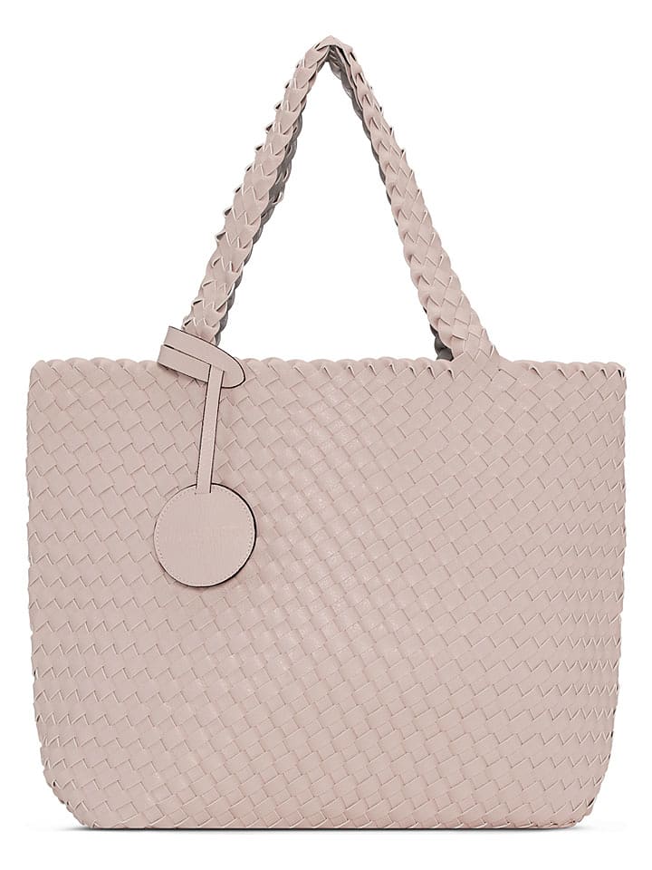 Ilse Jacobsen Dwustronny shopper bag w kolorze beżowo-szarym - 46 x 38 cm rozmiar: onesize