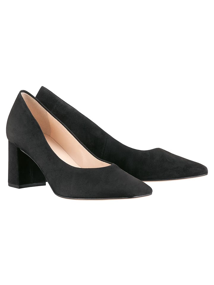 Högl Skórzane czółenka w kolorze czarnym rozmiar: 39