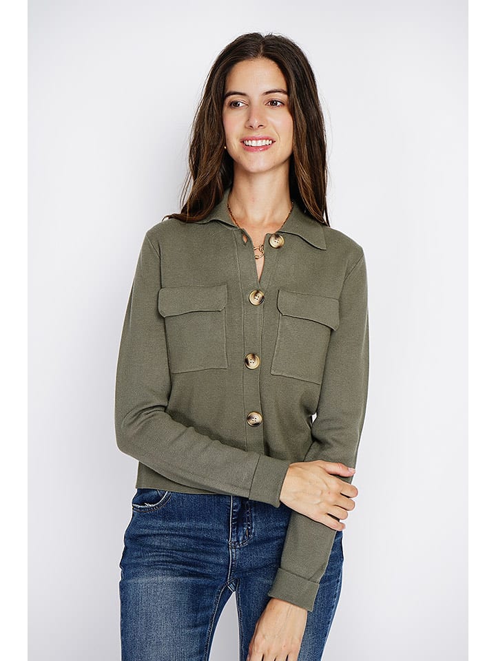 William de Faye Kardigan w kolorze khaki rozmiar: 34