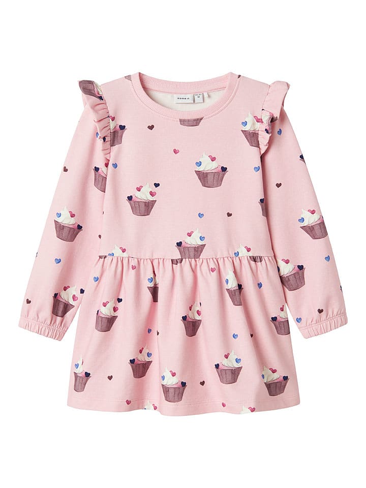 name it Sukienka w kolorze jasnoróżowym rozmiar: 116