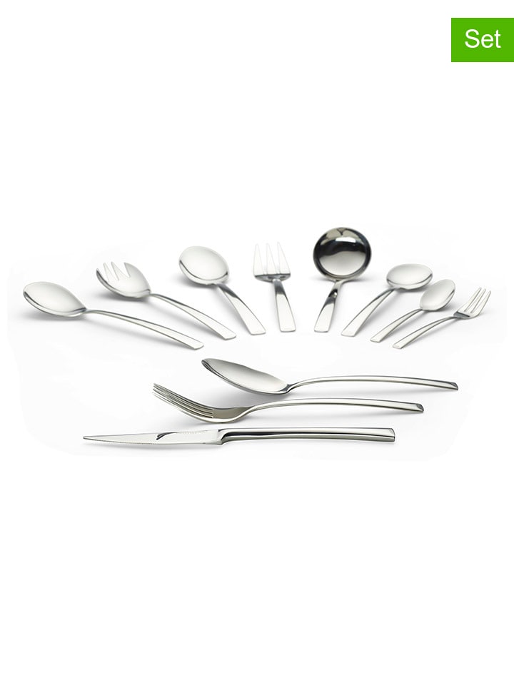 Echtwerk 68-częściowy zestaw sztućców "Avelino" w kolorze srebrnym rozmiar: onesize