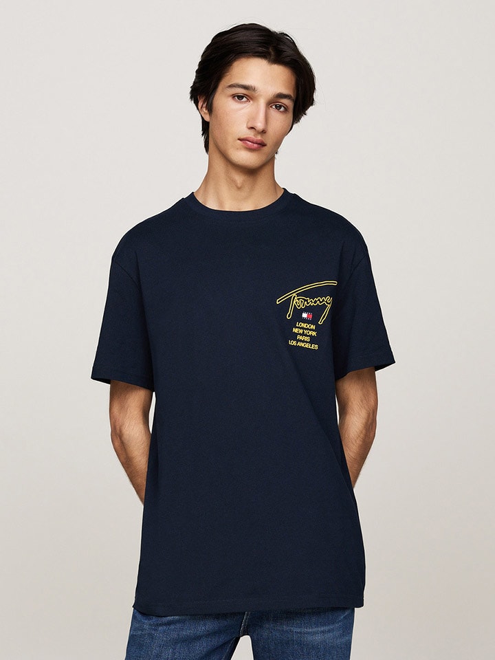 TOMMY JEANS Koszulka w kolorze granatowym rozmiar: XL