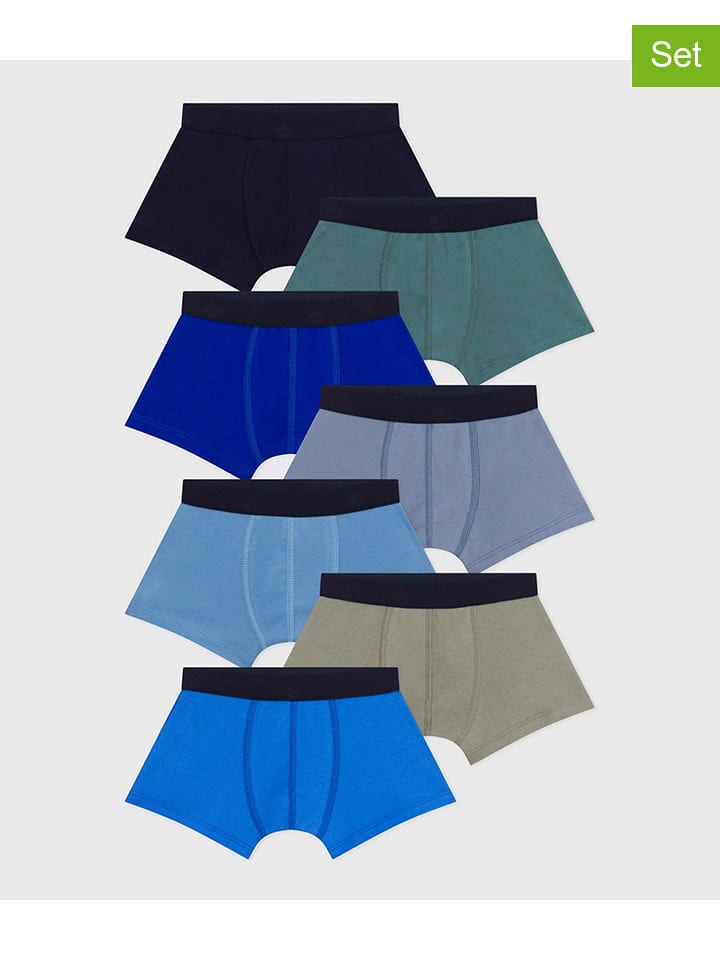 PETIT BATEAU Bokserki (7 par) w różnych kolorach rozmiar: 86
