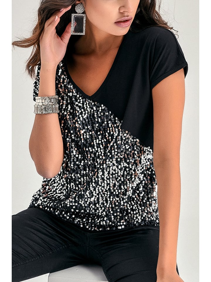 Milan Kiss Koszulka w kolorze czarno-białym rozmiar: S