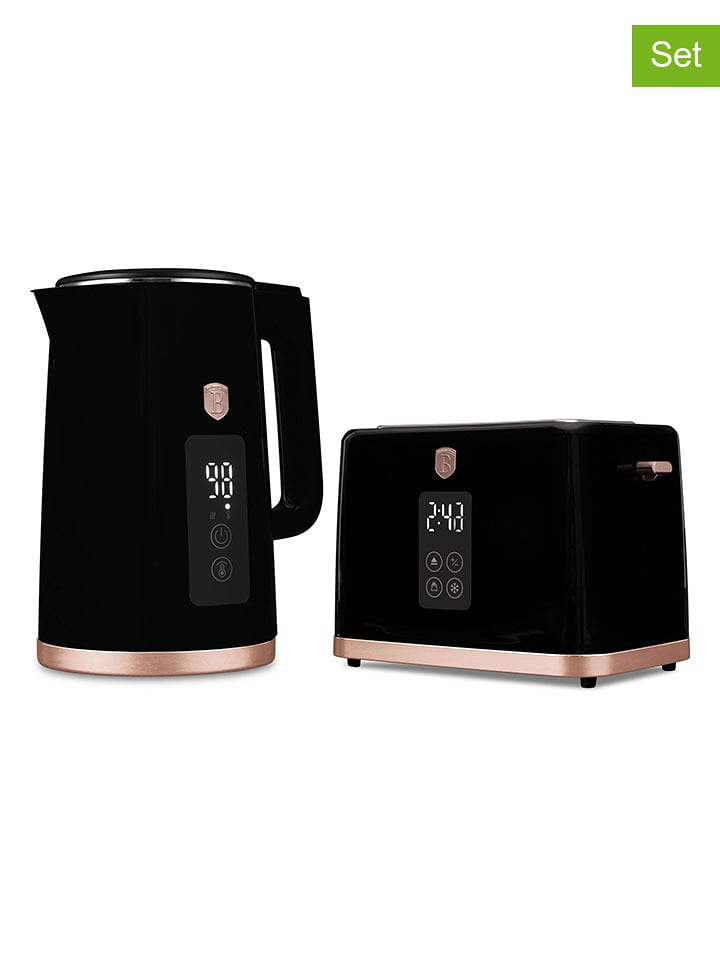 Berlinger Haus 2-częściowy zestaw w kolorze czarno-różowozłotym rozmiar: onesize