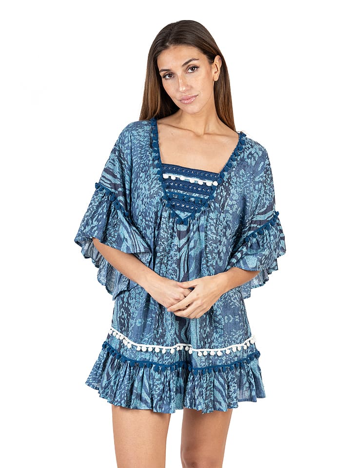 Isla Bonita by SIGRIS Sukienka w kolorze granatowym rozmiar: XL