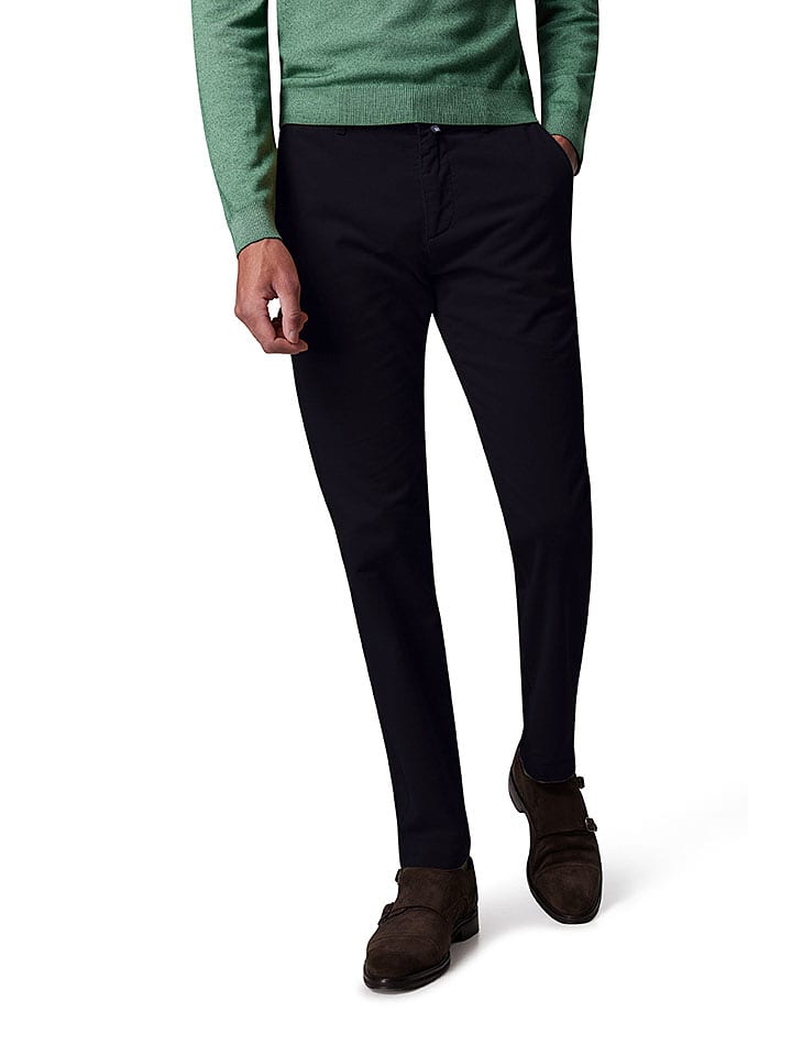 Pierre Cardin Spodnie chino "Calais" w kolorze granatowym rozmiar: W33/L32