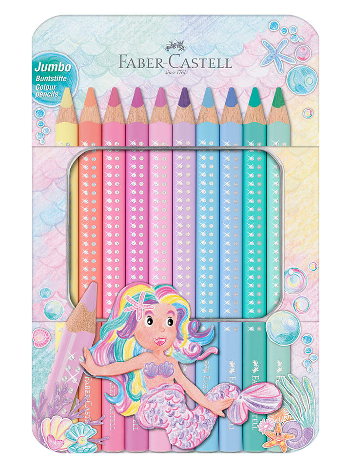 Faber-Castell Kredki jumbo (10 szt.) "Sparkle Pastell" rozmiar: onesize