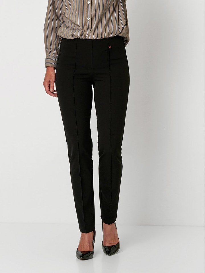 Relaxed by TONI Spodnie "Alice" w kolorze czarnym rozmiar: 34