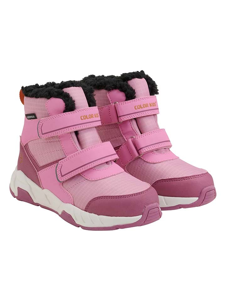 Color Kids Botki zimowe w kolorze jasnoróżowym rozmiar: 26