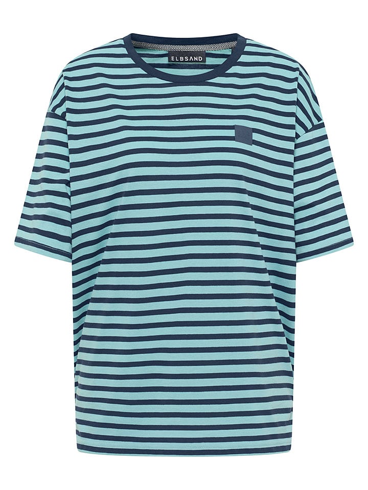 ELBSAND Koszulka "Kia" w kolorze granatowo-błękitnym rozmiar: M