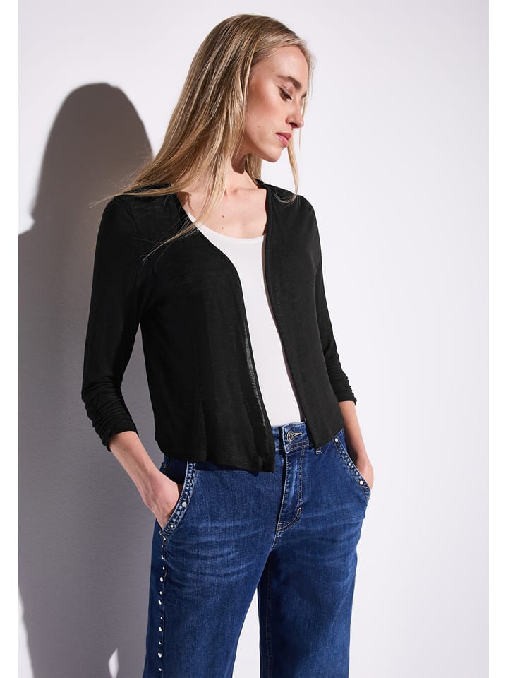 Street One Kardigan w kolorze czarnym rozmiar: 44