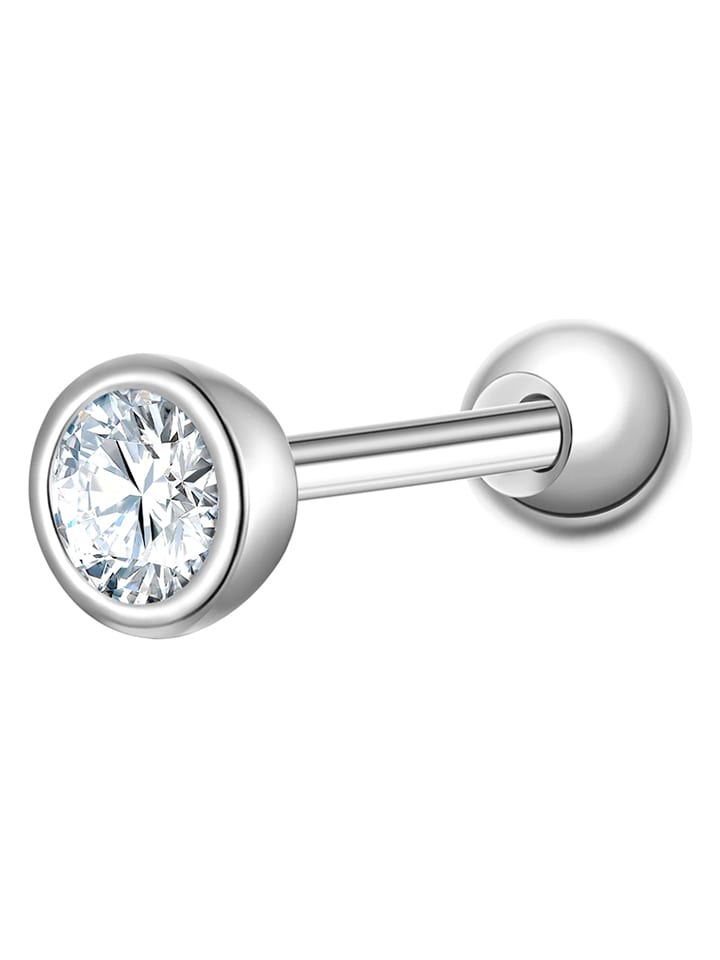 Glanzstücke München Srebrny piercing z cyrkoniami rozmiar: onesize